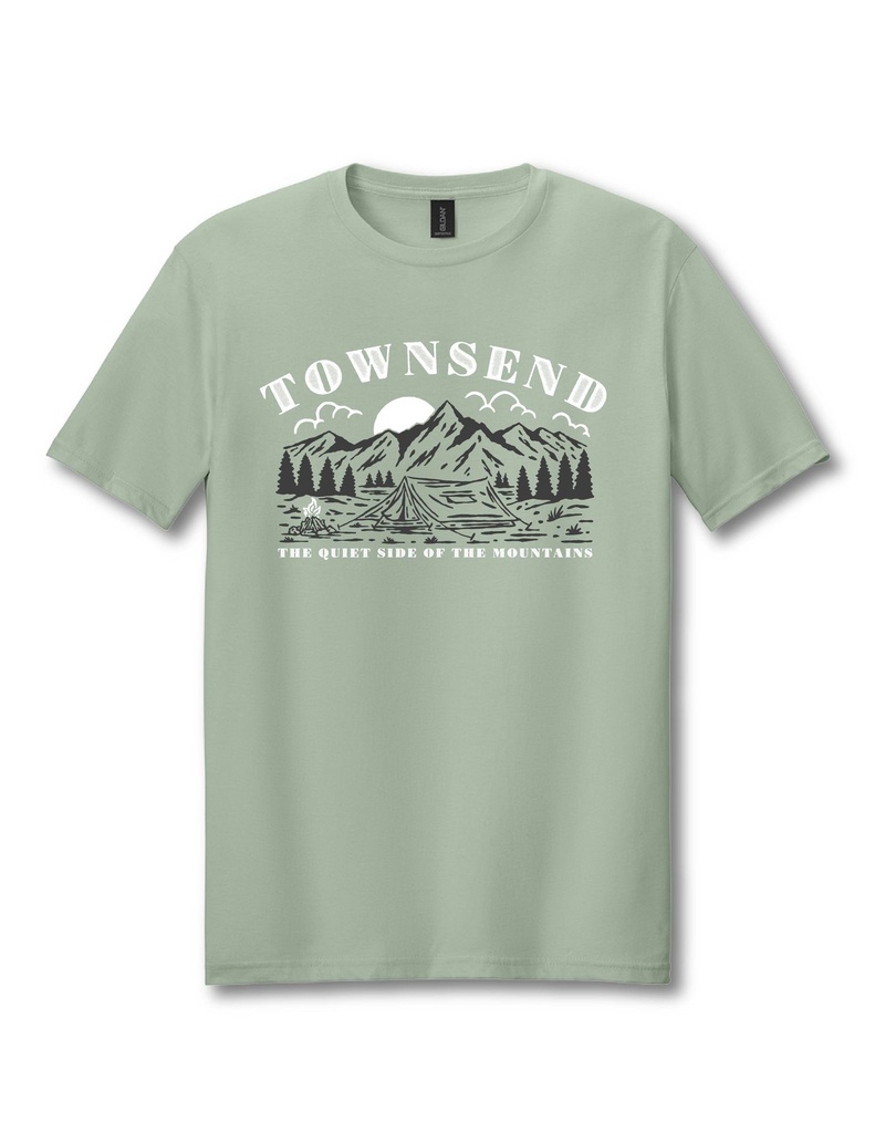 Adult SS Tee. Townsend - The Quiet Side - Sage