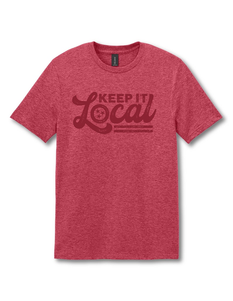 Adult SS Tee. Keep it Local w/ Tristar